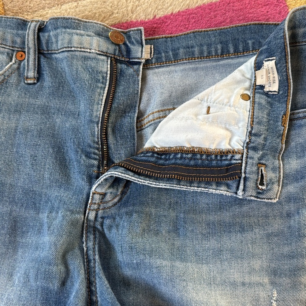 - Madewell High-Rise Denim Shorts size 32 - Picture 7 of 16